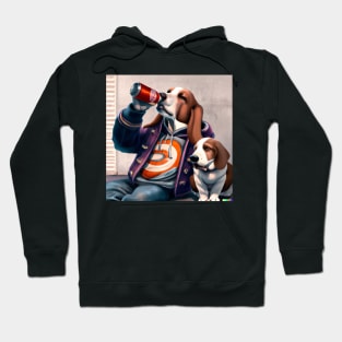 Father and son basset hounds Hoodie